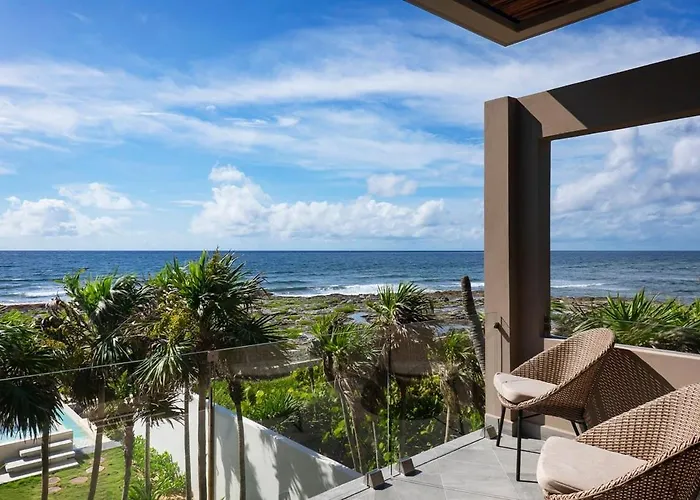 Oceanview 8br Luxury Double Villa, Concierge &pools-tankah Bay Tancah