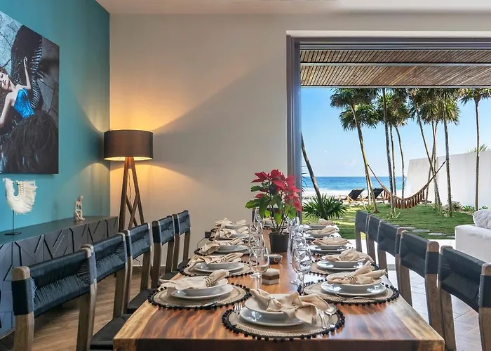Oceanview 8br Luxury Double Villa, Concierge &pools-tankah Bay Villa Tancah